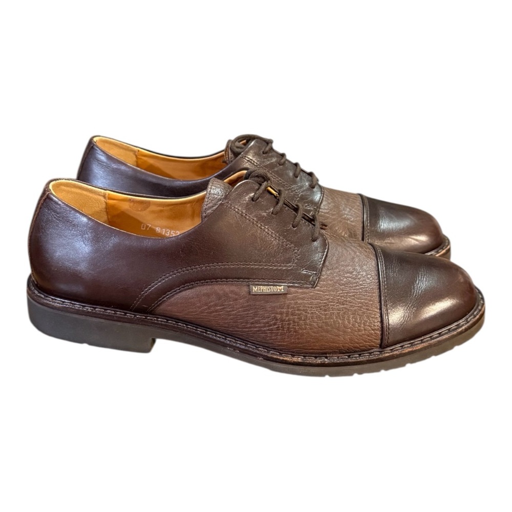 Mephisto Melchior Dark Brown Leather Oxfords Men’s Size 12